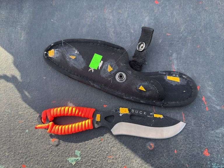 Buck Knife with sheath