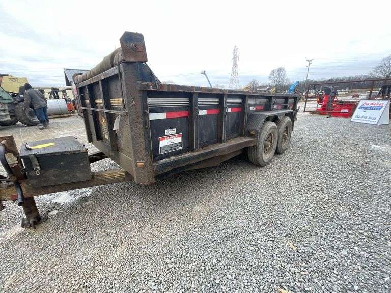 (Inv.42805) Corn Pro Dump Trailer 7'x14' with Ramps and Cover - Kaufman ...