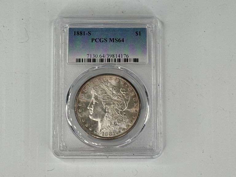1881-S Morgan Dollar PCGS MS64