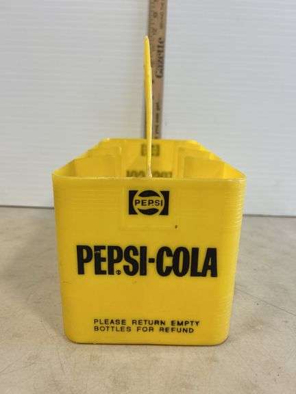 Yellow Pepsi Bottle Plastic Carrier