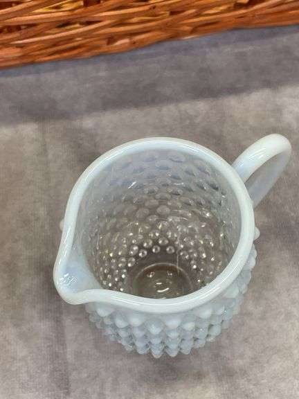 VINTAGE FENTON HOBNAIL PIECES (3)