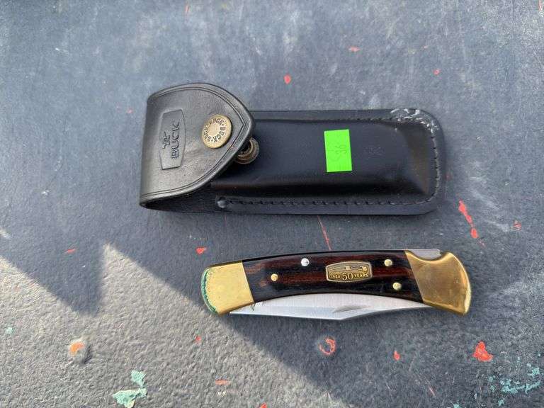 Buck Pocket Knife with Sheath
