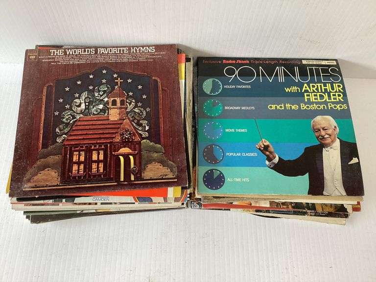 Assortment of Vintage Vinyl Record Albums 33 RPM - Kaufman Realty ...