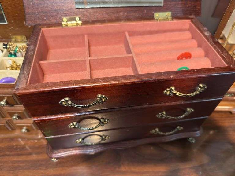 Jewelry Boxes with Costume Jewelry