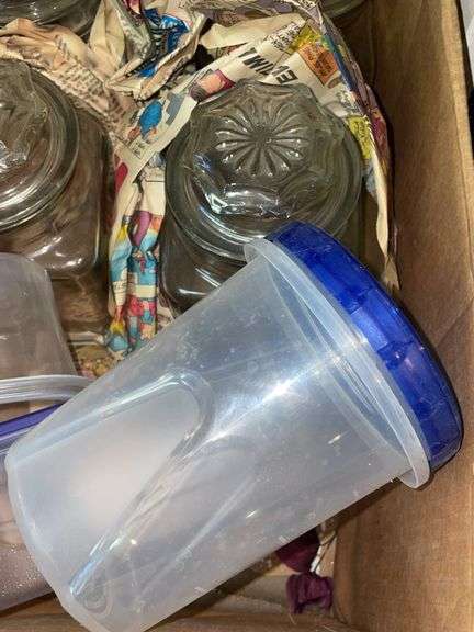 VINTAGE CANDY JARS (4)