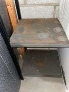 METAL STORAGE SHELF - NO CONTENTS
