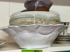 MOHICAN VALLEY POTTERY, PAINTED DISHES & more