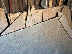 (5) full pieces OSB and OSb Scrap Pieces