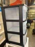 3- DRAWER STERILITE CART & 3 TOTES