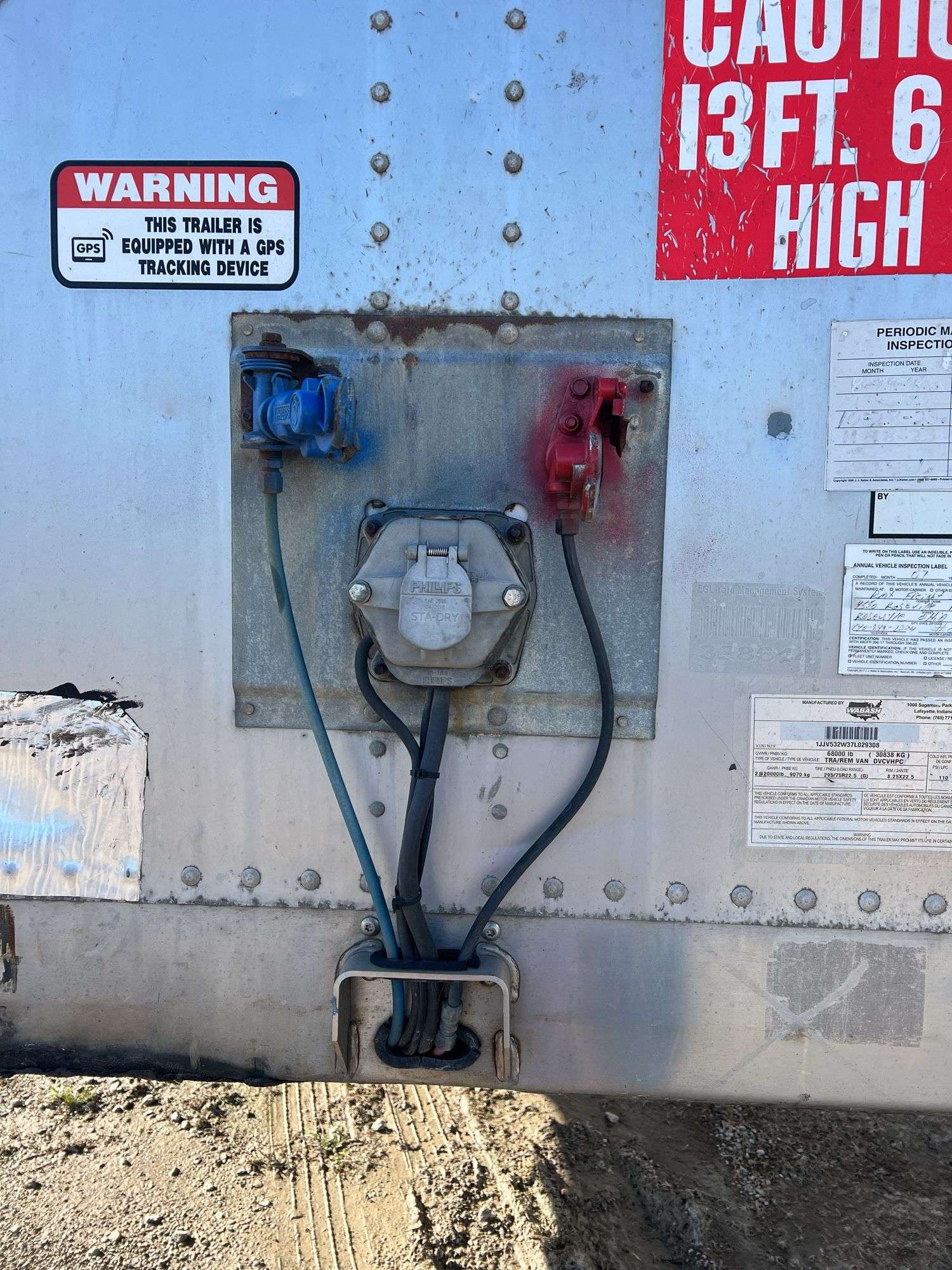 2007 Wabash 53' Van Trailer