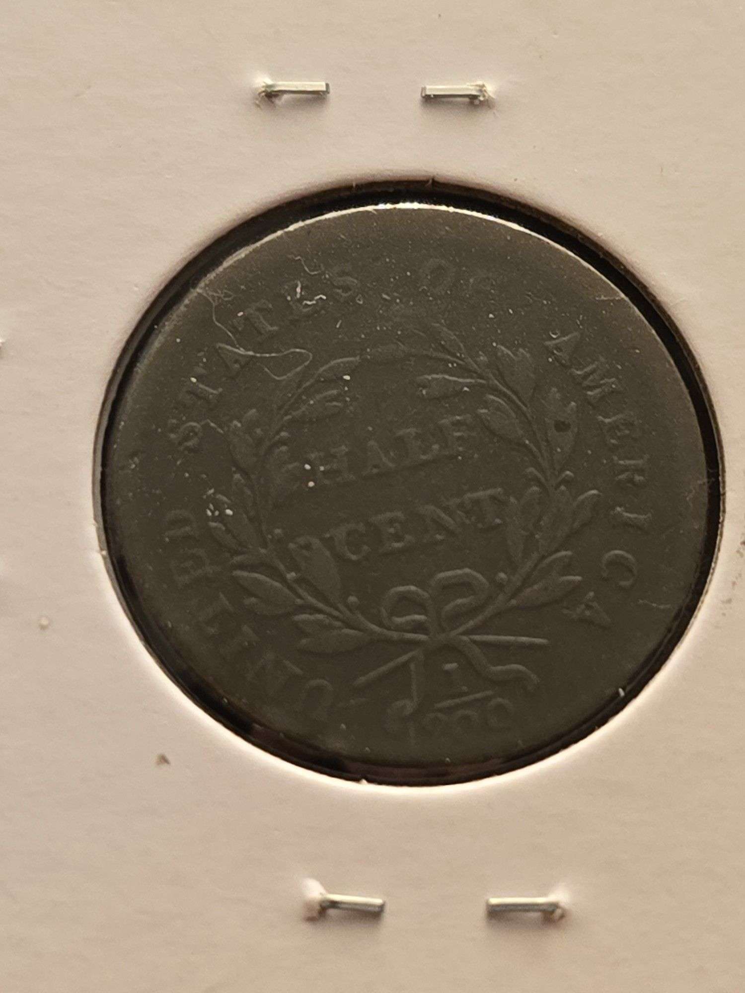 1800 U.S. HALF CENT G