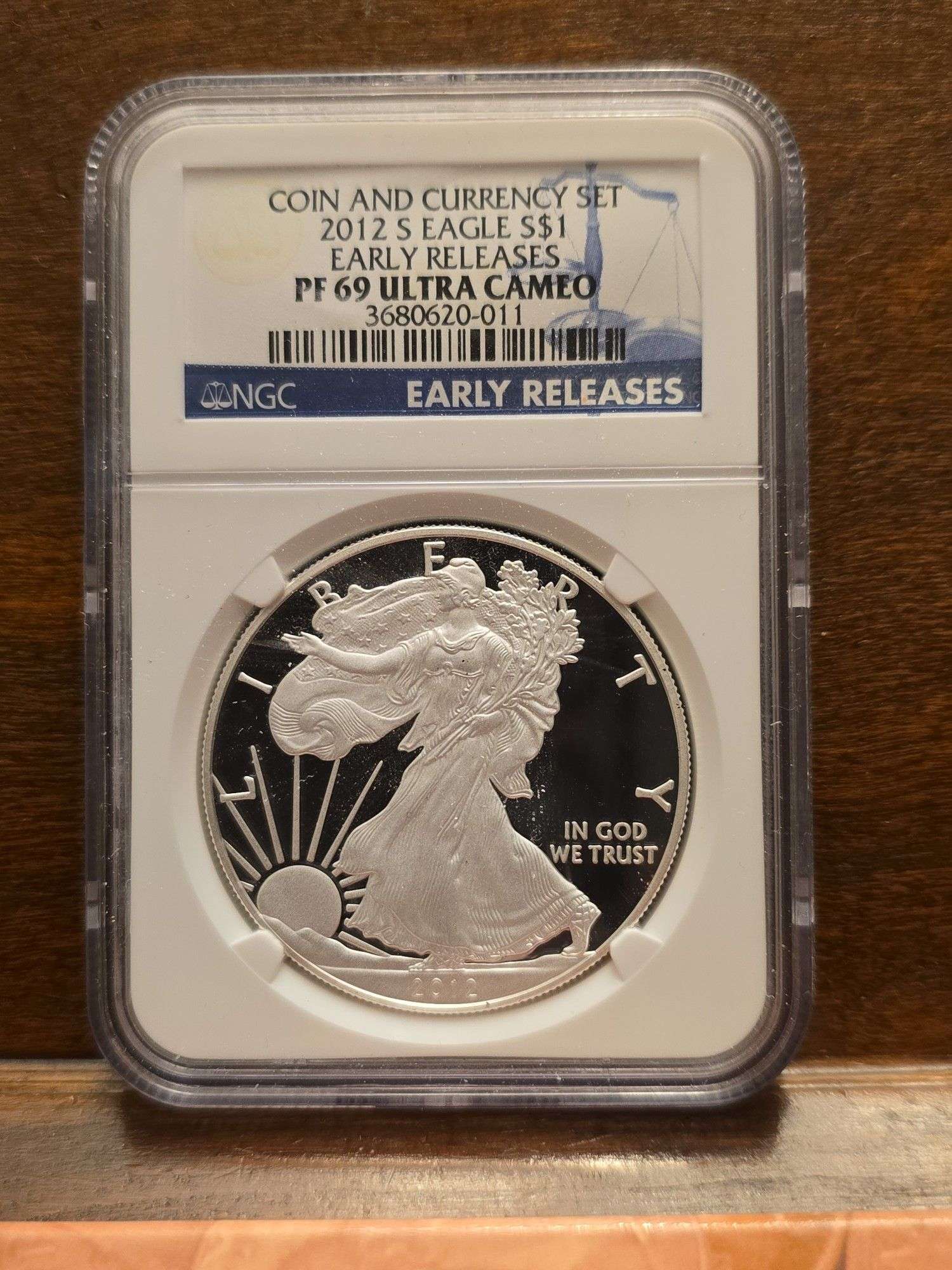 2012S MAKING AMERICAN HISTORY SET SILVER EAGLE NGC PF69 ULTRA CAMEO