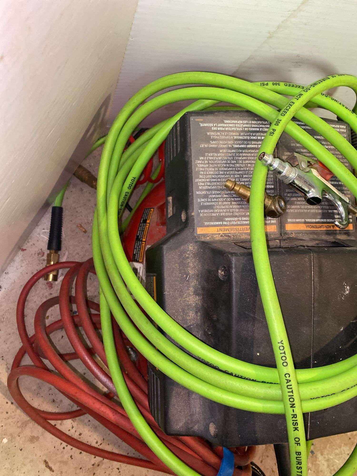 Porter Cable Air Compressor and Hoses