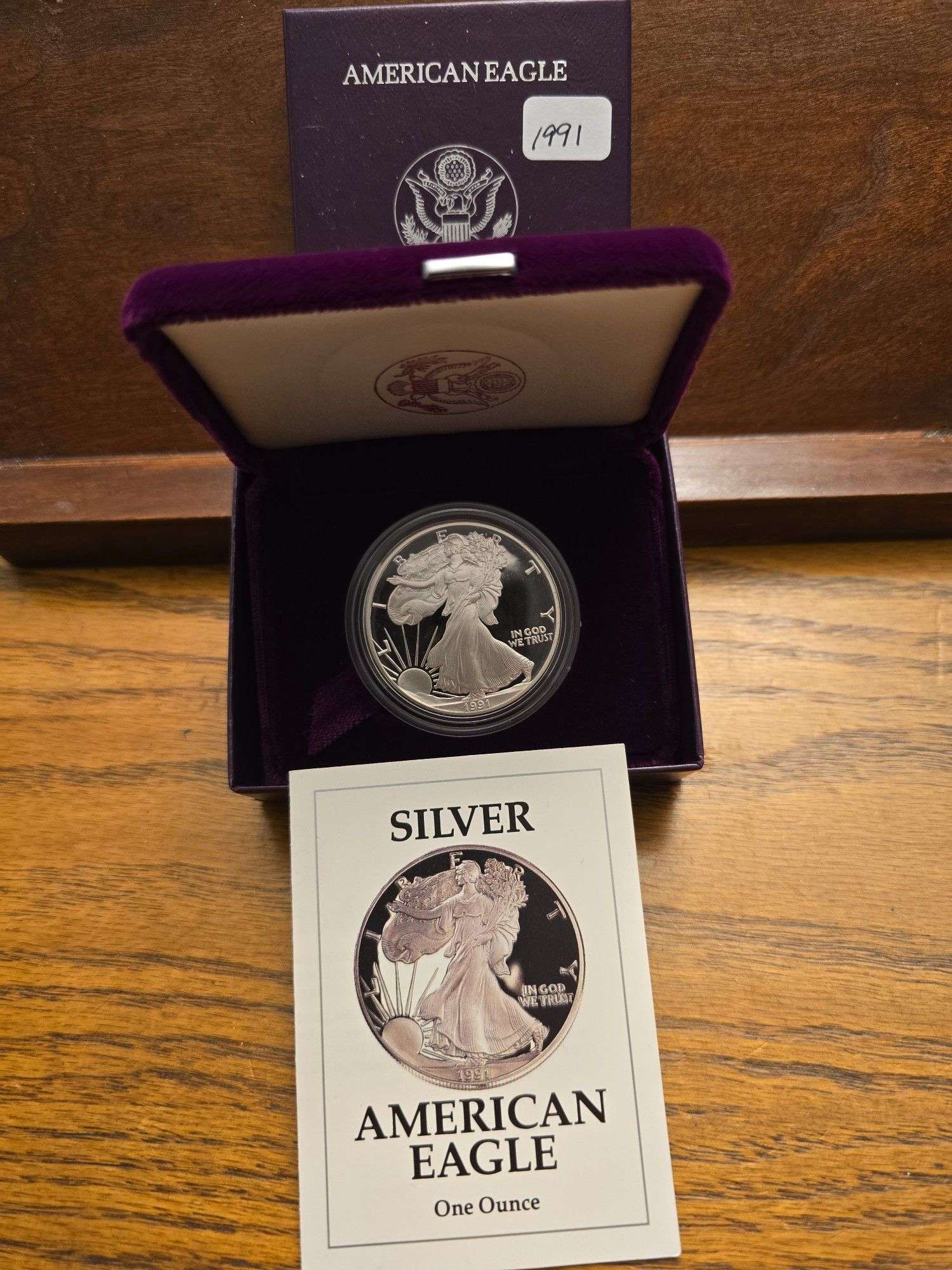 1991 U.S. PROOF SILVER EAGLE