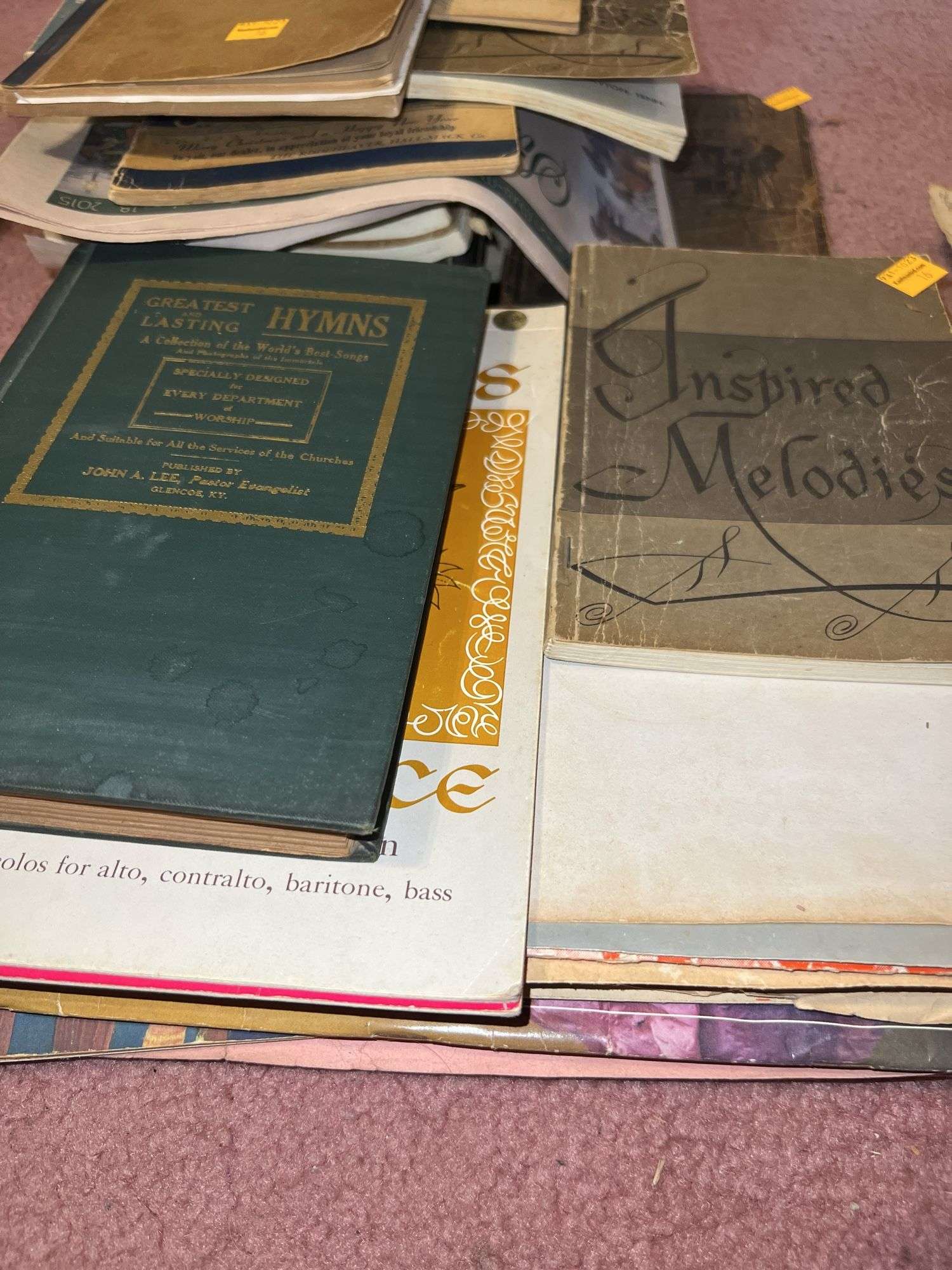 Vintage Piano Sheet Music
