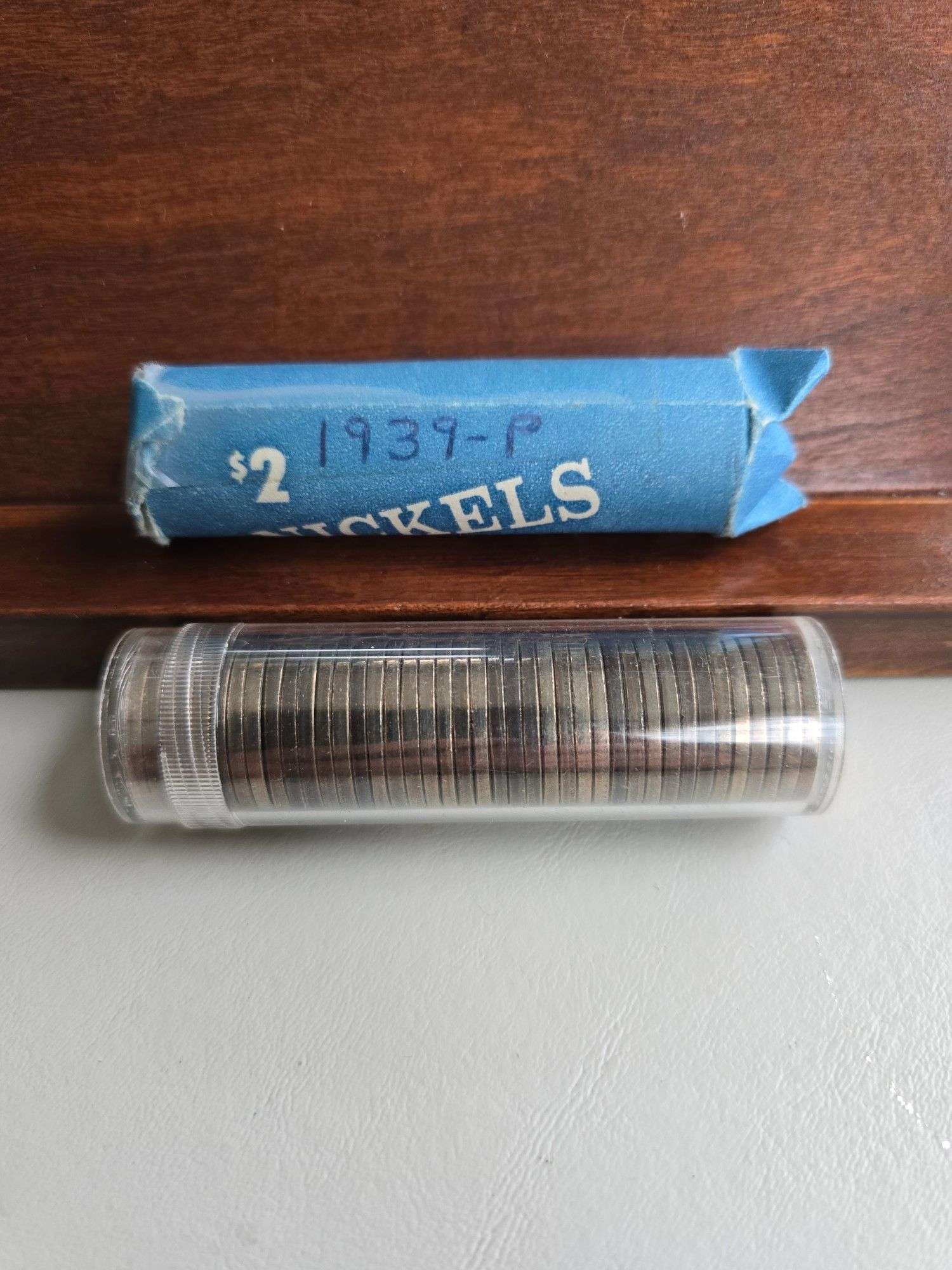 ROLLS OF 1939 CIRC. AND 1959 BU JEFFERSON NICKELS