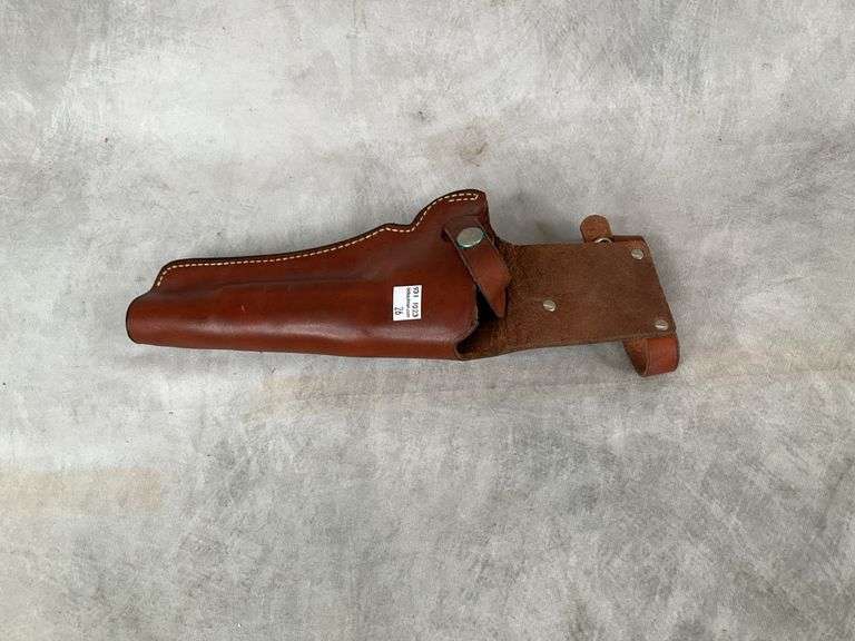 Longhorn Leather Revolver Holster.