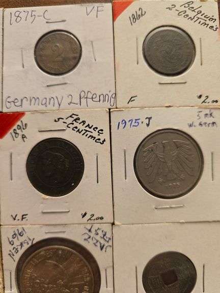 LOT OF MISC WORLD COINS