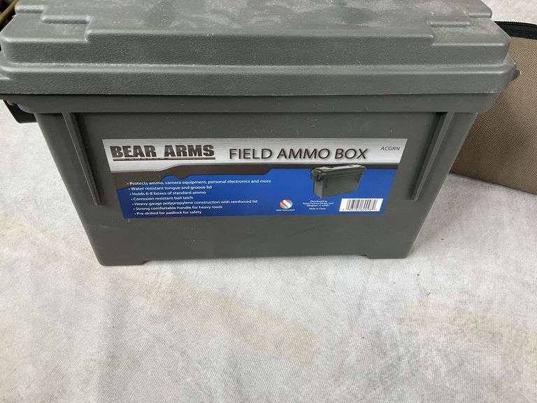Soft Zippered Long Gun Case and Field Ammo Box