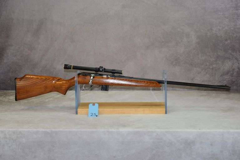 JC Higgins  Mod 42 DLM  Cal .22 Mag  Matching JC Higgins Scope