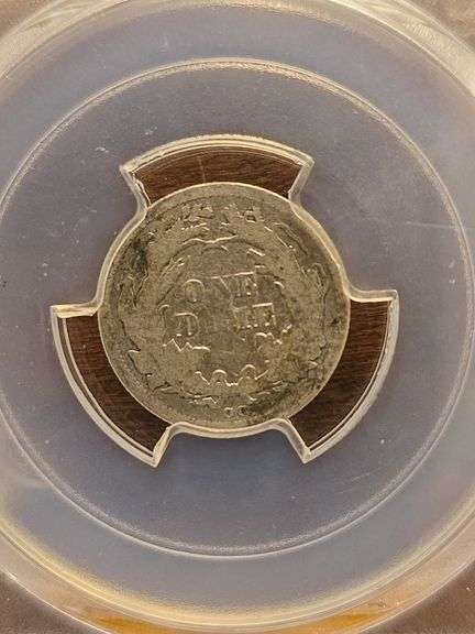2-1875CC SEATED DIMES ABOVE AND BELOW MINTMARKS BOTH PCGS VG10