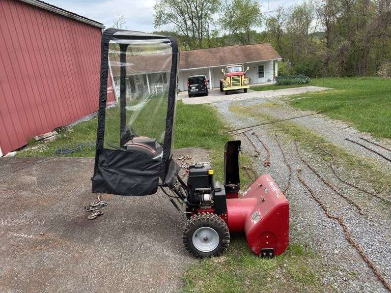 Craftsman 26 Inch Electric Start Snow Blower w/ Cover