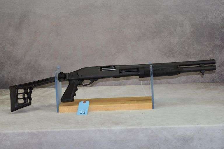 Remington  Mod 870 Express  12 GA  3”  18.5” Barrel  Cyl Choke  Butler Creek Folding Stock