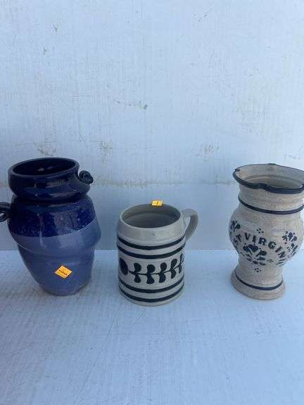 (3) Ceramic Pottery Vases