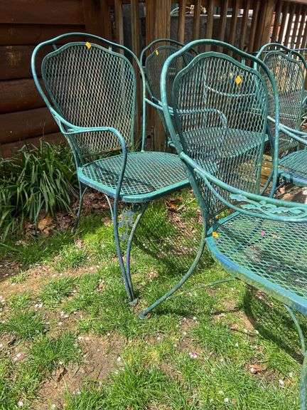 4 Wrought Iron Chairs