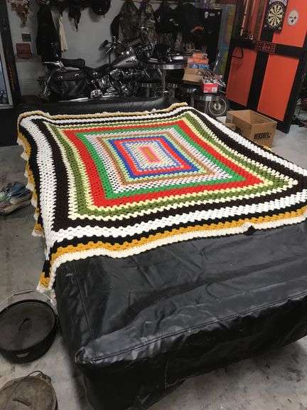 Vintage Afghan Throw