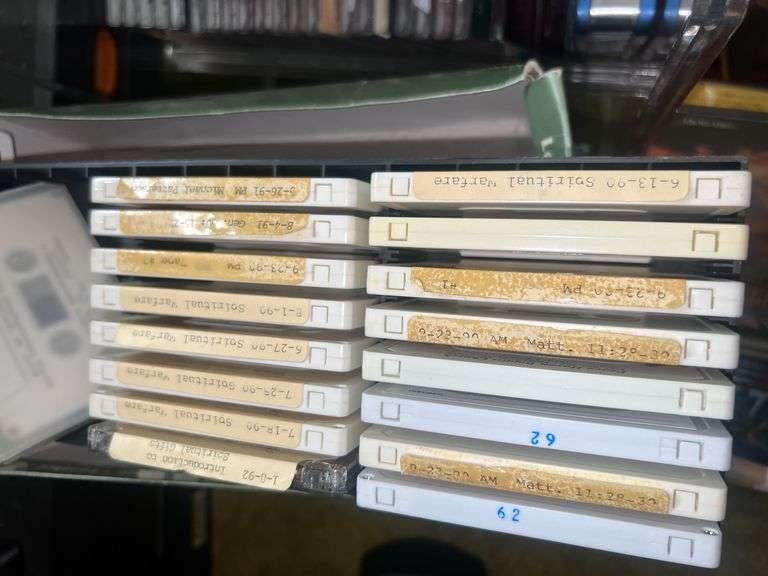 Assortment of CDs and Cassette Tapes