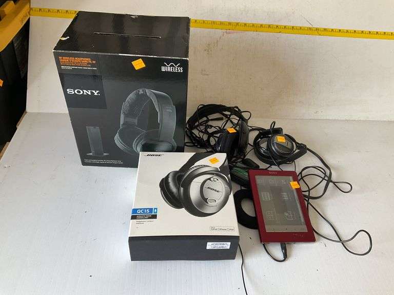Sony Wireless Headphones, Bose Noise Cancelling Headphones, Sony Tablet, Other  Headphones