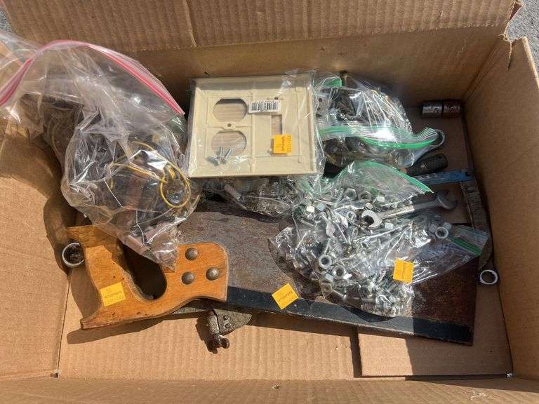 Assortment of Tools and Electrical Accessories