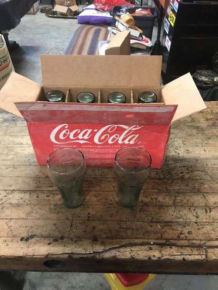 Eight Vintage Coca-Cola Glasses