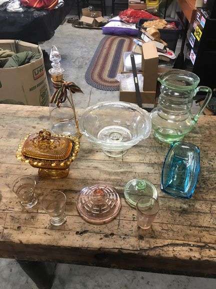Vintage Depression Glass Lot