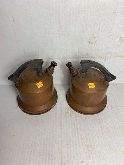 Vintage Copper Tea Kettles