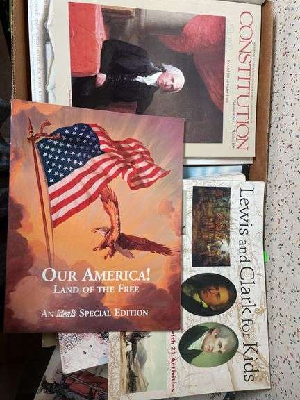 ASSORTED HISTORY AND COLORING BOOKS AND MORE