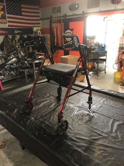 Walker with Brakes and Storage