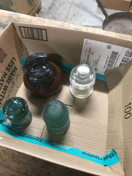 Vintage Glass and Stoneware Insulators