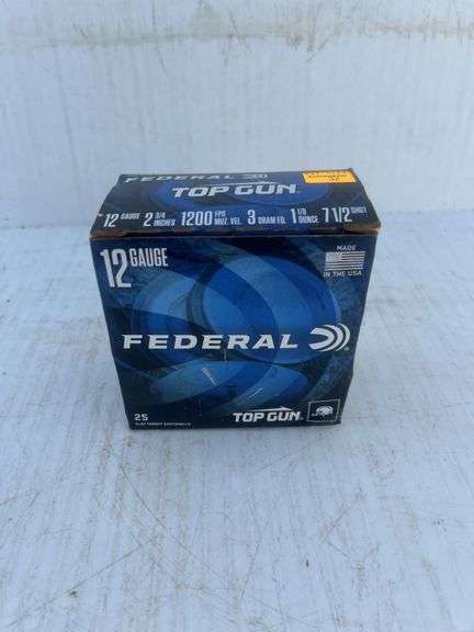 Federal 12 Gauge Shotshells, 25 Rounds