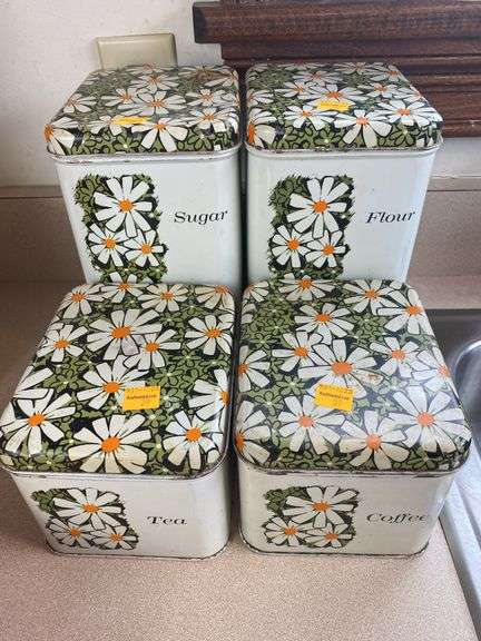 Assortment of Tin Canisters
