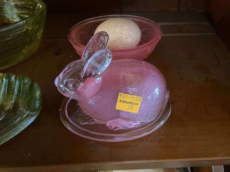 Vintage Hen on the Nest, Rabbit on the Nest