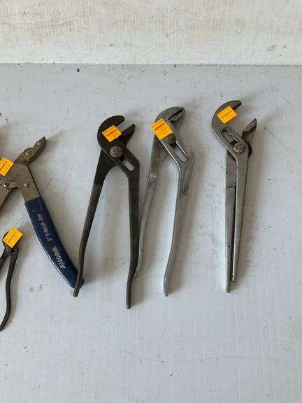Assortment of Channel Locks - Kaufman Realty & Auctions