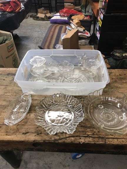 Large Lot of Antique Glassware