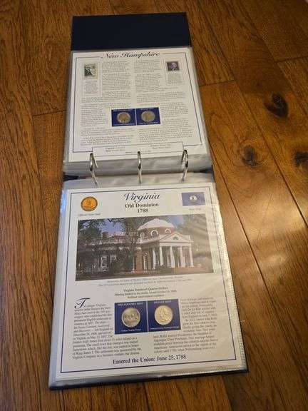 40 PIECE STATE QUARTERS SET IN BINDER BU