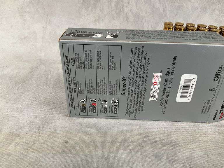 Full Box Winchester 7MM Remington Magnum 175 Grain PowerPoint.