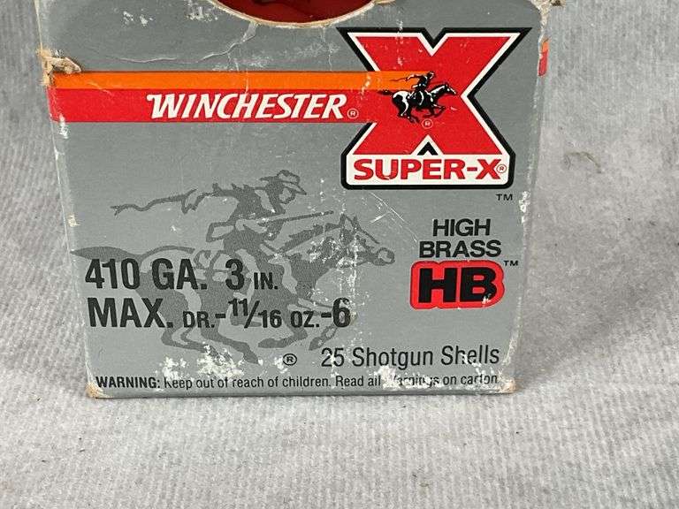 18 rounds Winchester Super  X410 Gauge 3 inch High Brass #6 Shot