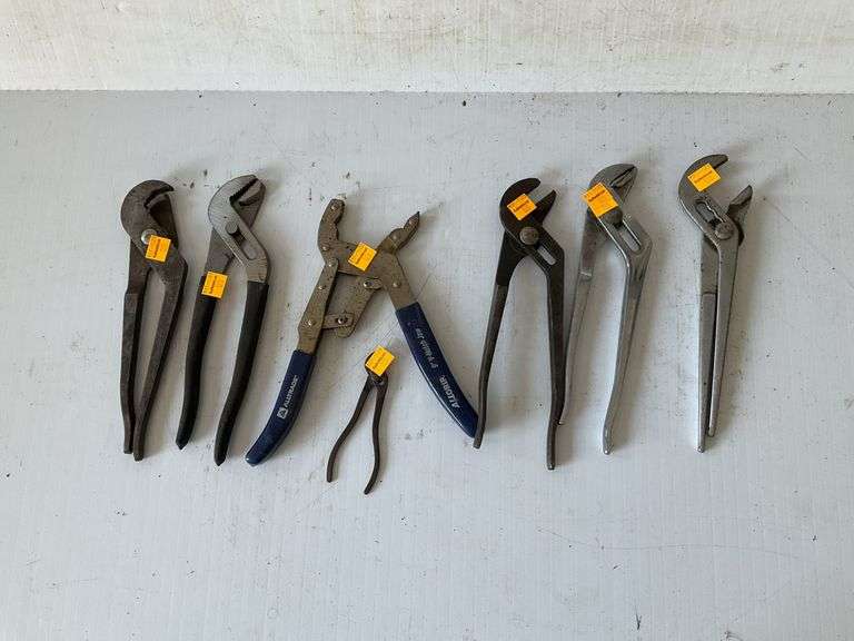 Assortment of Channel Locks - Kaufman Realty & Auctions