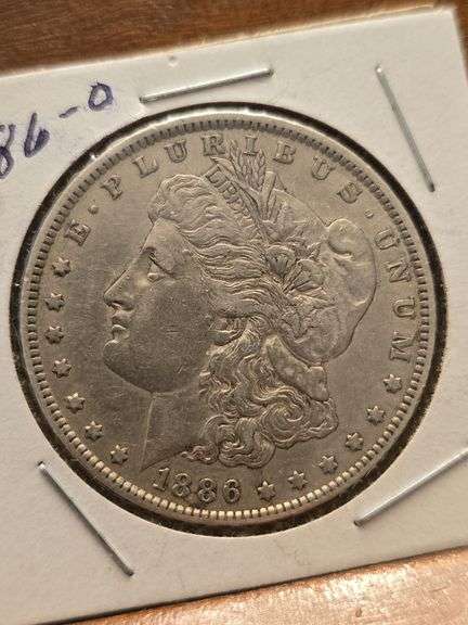 1886O MORGAN DOLLAR XF+