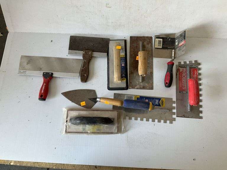 Assortment of Masonry Tools